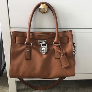 Michael kors brown hamilton bag